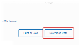 The Download Data button.