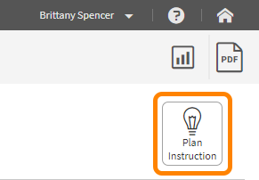 The Plan Instruction button.